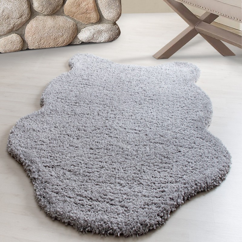 Schaffel 1000 tæppe - Lysegrå - 60X100 (Pelset) cm billede