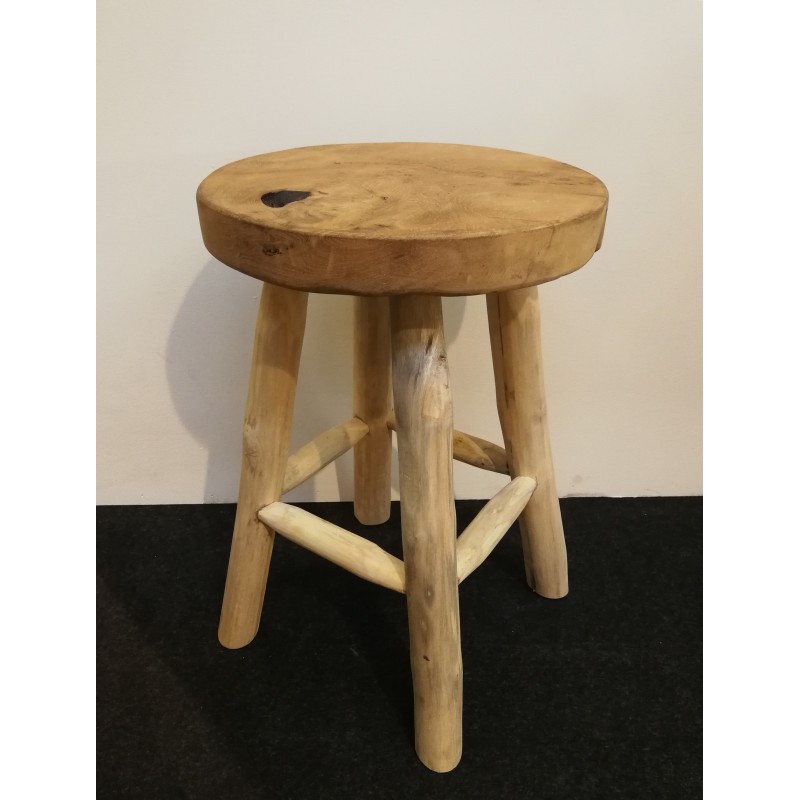 Badia Teak Taburet Nature billede