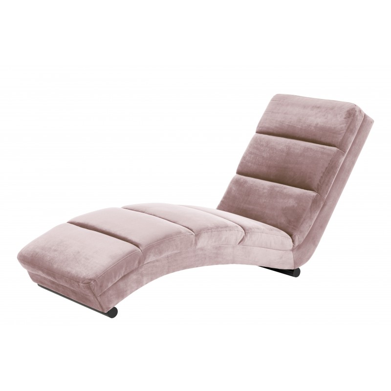 Slinky Chaiselongue støvet Rosa Velour billede
