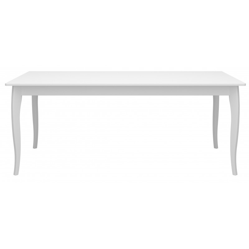 Birkerød spisebord 190cm massiv træ hvid