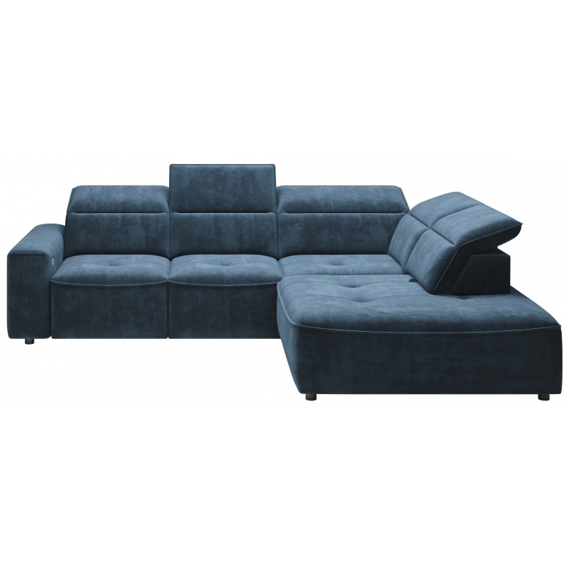 COLOMBO hjørnesofa blå højrevendt