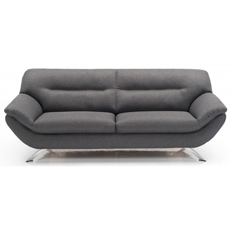 Hjort Knudsen Taastrup 3 pers sofa grå stof