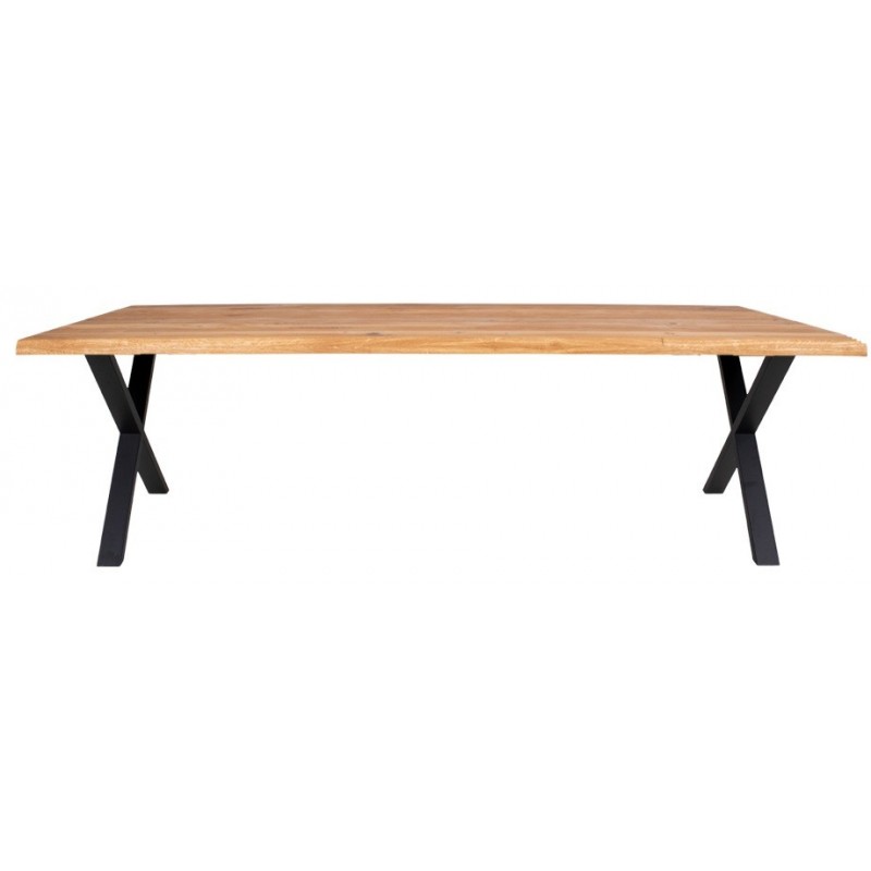 CURVE Spisebord Olieret eg 300x100cm med bølget kant