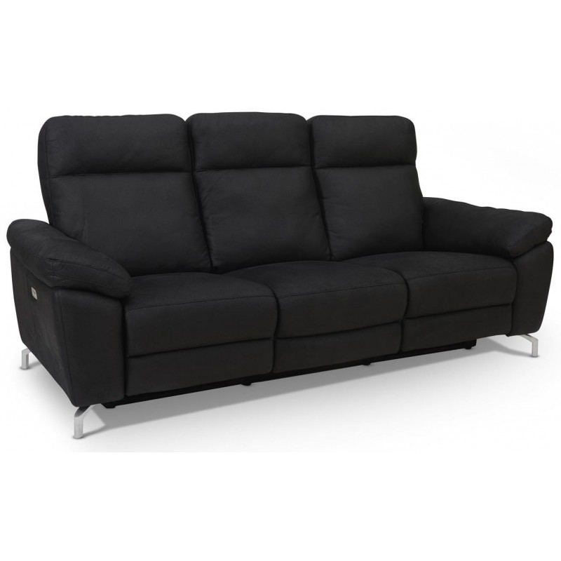 Selesta 3 Personers sofa - Sort stof billede