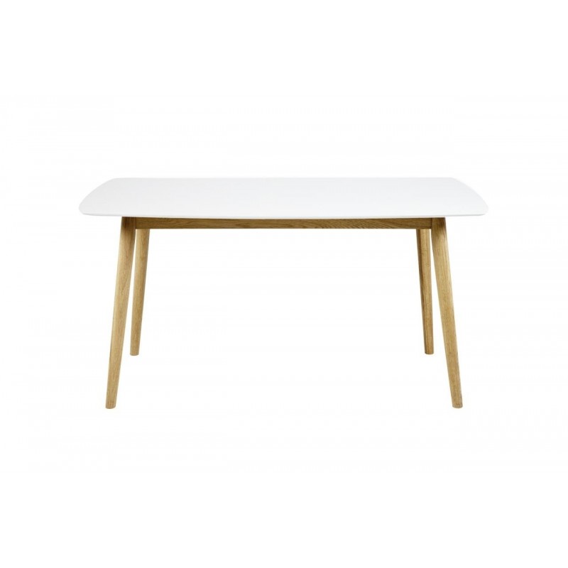 Nagano spisebord 80x150 cm - Eg/Hvid