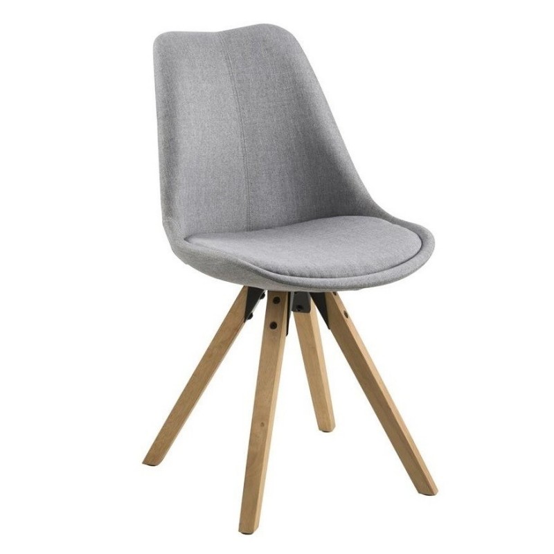 Dima spisebordsstol - Grå/Oliebehandlet billede