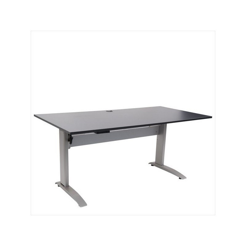 Hæve sænkebord Antracit 80×160
