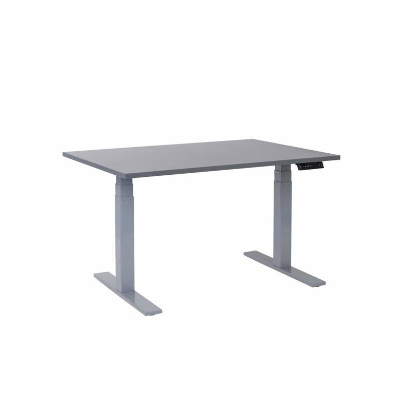 Skrivebord med hæve sænk 70×140, antracit