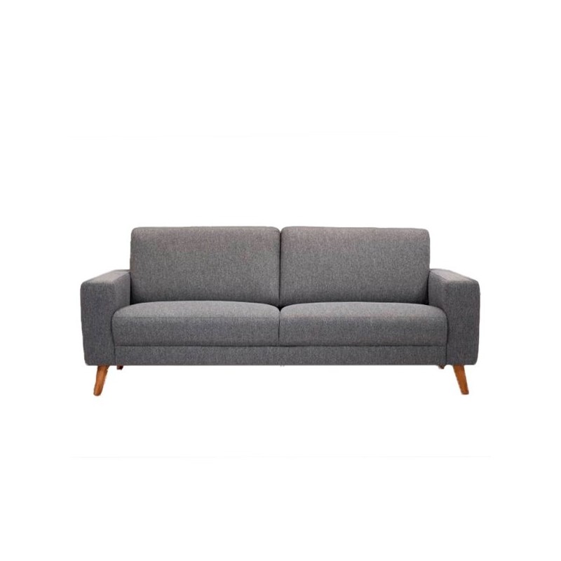 Hjort Knudsen LODBERG 3 pers sofa grå stof