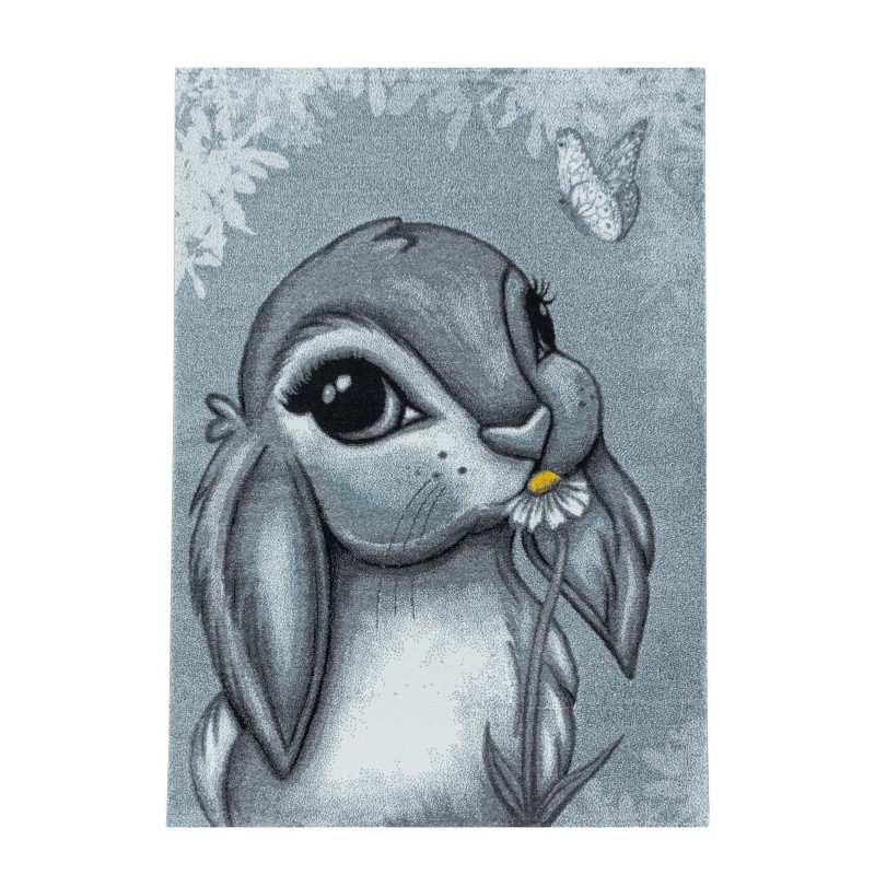 Funny Børnetæppe - Blå - 120X170 cm billede