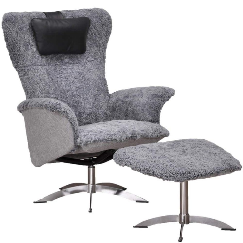 HJORT KNUDSEN Wilmer lænestol fåreskind