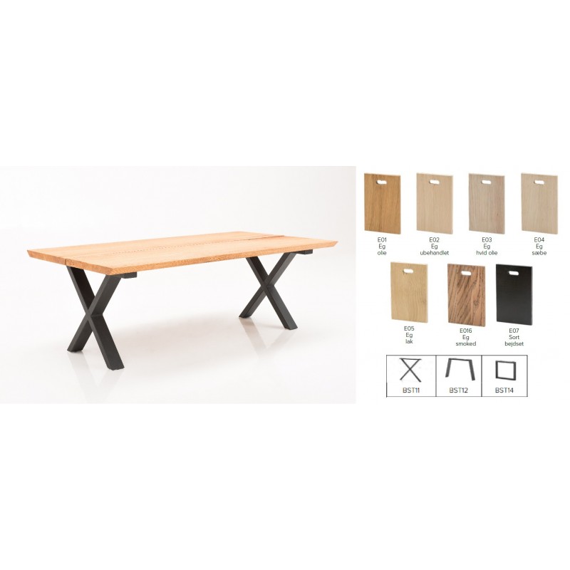 Hjort Knudsen Plankesofabord 130x70 cm