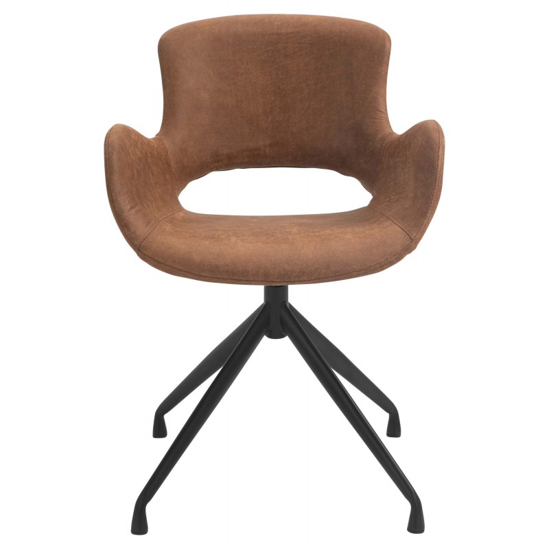 Luna spisebordsstol - Brun billede